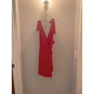 Abercrombie and Fitch Red Wrap dress